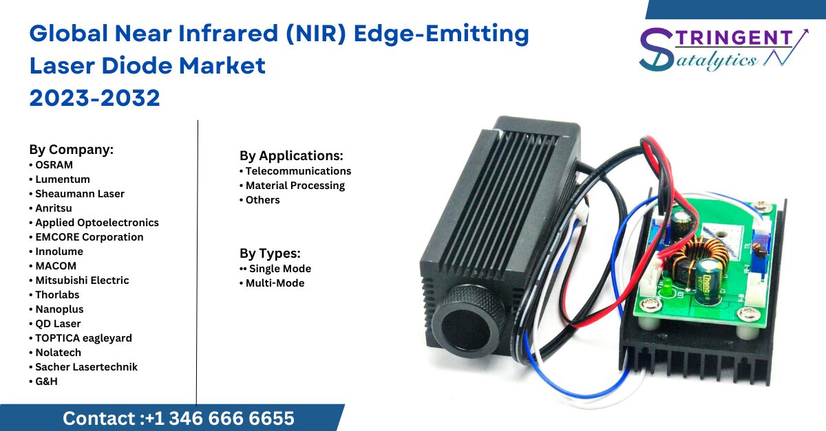 Near Infrared (NIR) Edge-Emitting Laser Diode Market Insights by Growth, Emerging Trends and Forecast by 2032