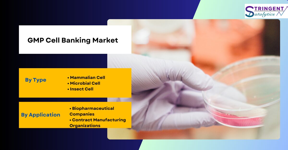 GMP Cell Banking Market Geographical Expansion & Analysis Growth Development, Status, Recorded during 2024 to 2033