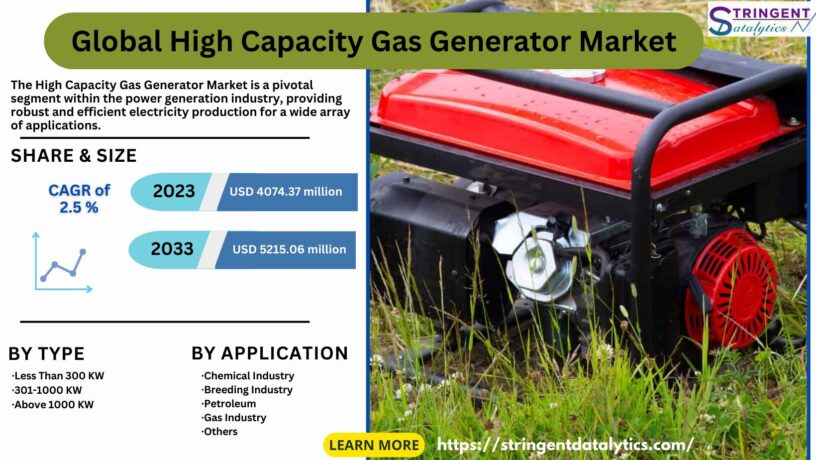 High Capacity Gas Generator Market