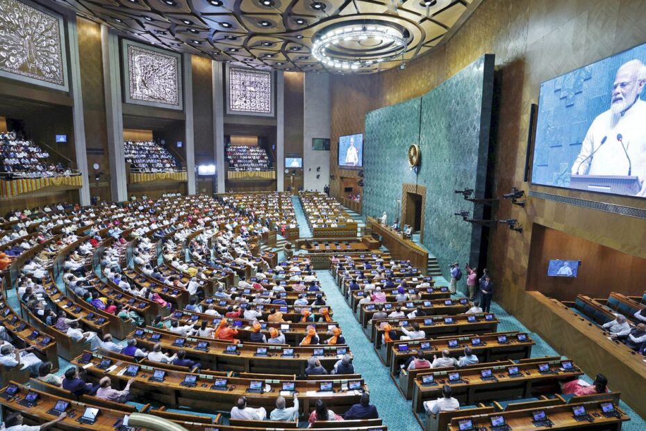 Indian Parliament during the 2026 Budget Session