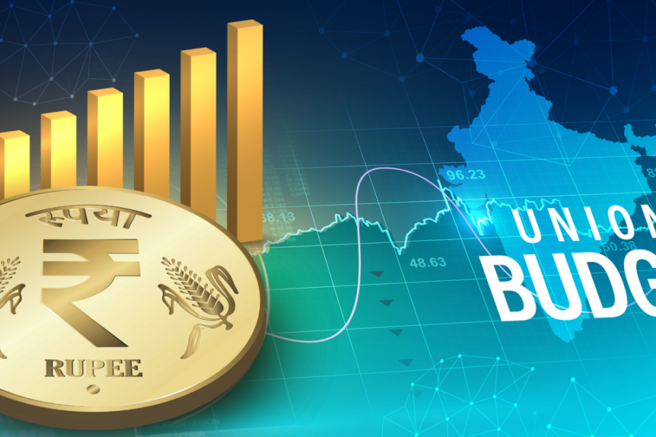 Indian Parliament budget papers highlighting sector winners and losers