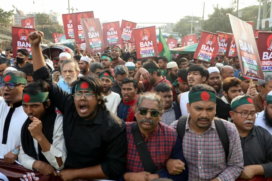 Bangladesh election 2026 graffiti at Dhaka University