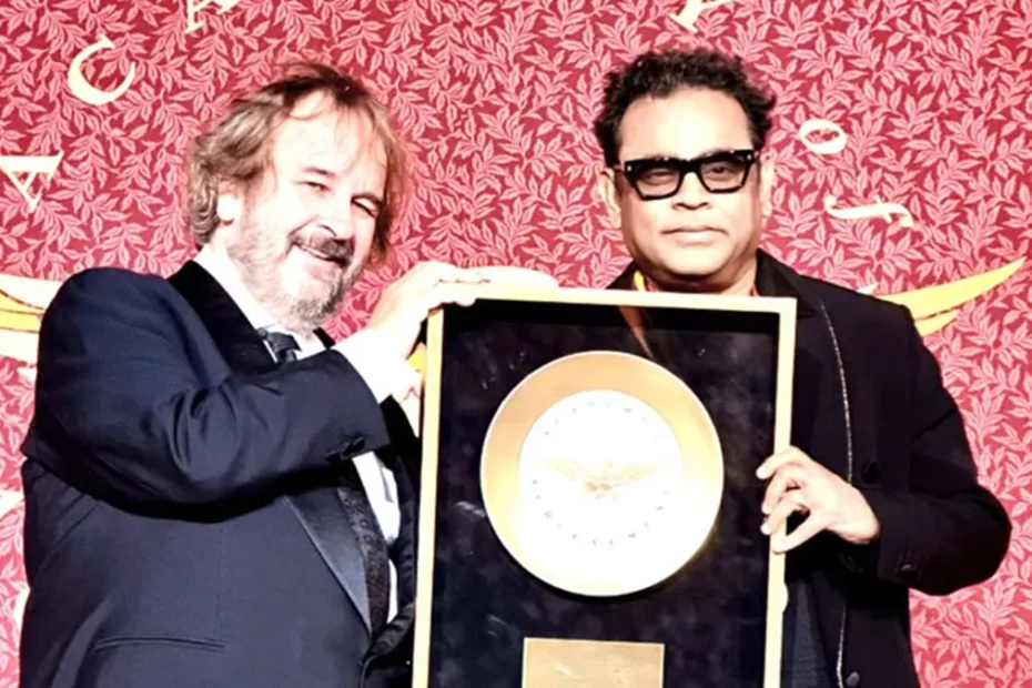 भारत का गर्व A.R. Rahman: अमेरिका में मिला 'Academy of Achievement Award', Peter Jackson ने दिया Golden Plate