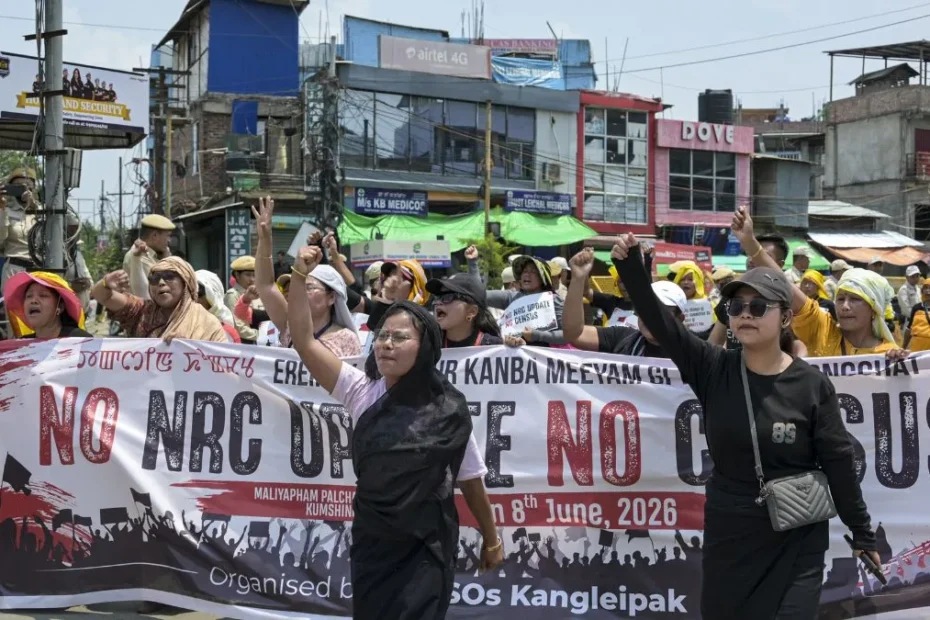 'NRC संशोधन नहीं तो जनगणना नहीं' — मणिपुर में हजारों लोग सड़कों पर, अवैध प्रवासियों के खिलाफ गरजा इंफाल