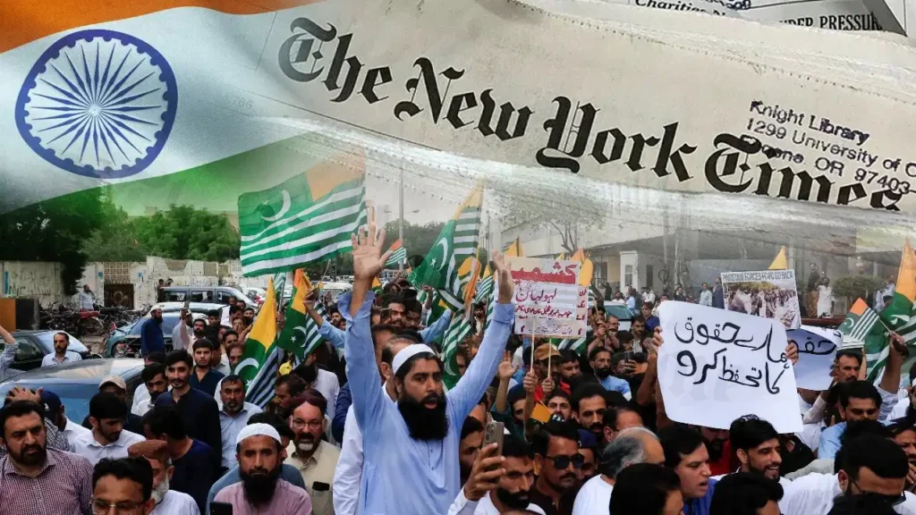 NYT को भारत का करारा जवाब: PoK है, 'Pakistani Kashmir' नहीं!