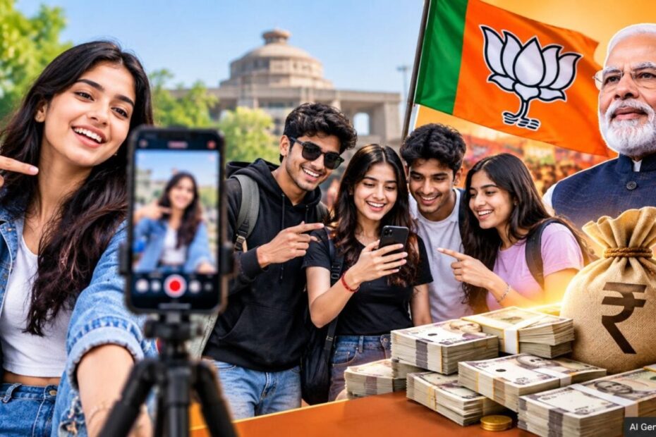 BJP का 'Voice of Young India': रील बनाओ, ₹1 लाख जीतो — Gen-Z को साधने की मास्टर स्ट्रोक स्ट्रैटेजी